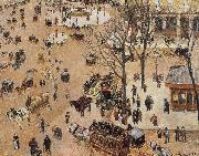 Camille Pissarro French Grand Theater Square oil